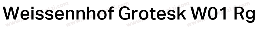 Weissennhof Grotesk W01 Rgular字体转换